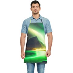 Aurora Lake Neon Colorful Kitchen Apron