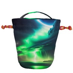 Lake Storm Neon Drawstring Bucket Bag