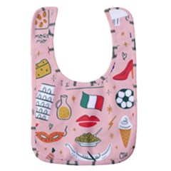 Food Pattern Italia Baby Bib
