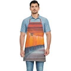 Architecture Art Bright Color Kitchen Apron