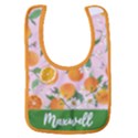 Orange Name Baby Bib Baby Bib View1
