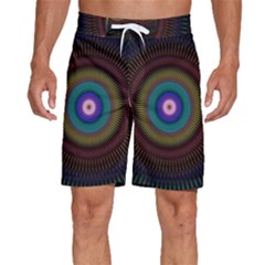 Artskop Kaleidoscope Pattern Men s Beach Shorts