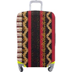 Textile Pattern Abstract Fabric Luggage Cover (large)