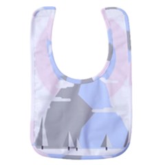 Achievement Success Mountain Clouds Baby Bib