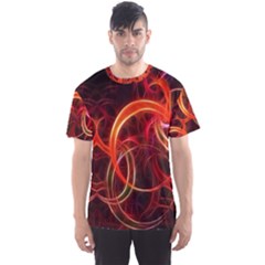 Construction Background Geometric Men s Sport Mesh T-shirt