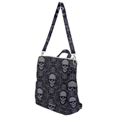 Dark Horror Skulls Pattern Crossbody Backpack