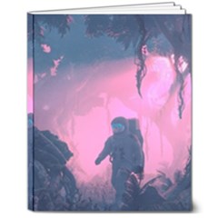 Beeple Astronaut Spacesuit 3d Digital Art Artwork Jungle 8  X 10  Hardcover Notebook
