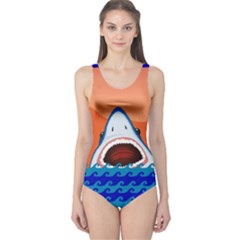 Big Head Shark 2 One Piece Swimsuit