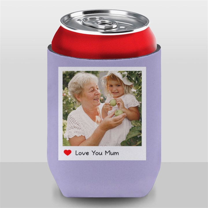 Personalized Photo Text Can Cooler Can Cooler