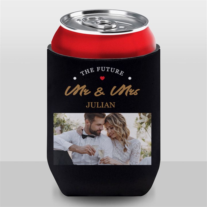 Personalized Wedding Name Can Cooler Can Cooler