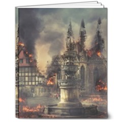 Braunschweig City Lower Saxony 8  X 10  Hardcover Notebook
