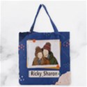 Personalized Photo Illustration Name Mini Coin Purse Grocery Tote Bag View2