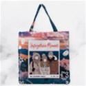 Personalized Trip Photo Illustration Name Tote Bag Grocery Tote Bag View1