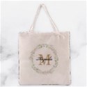 Personalized Initial Name Tote Bag Grocery Tote Bag View1