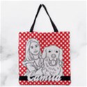 Personalized Hand Draw Style Heart 3 Grocery Tote Bag View1