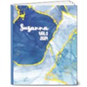 Personalized Name Blue Hardcover Notebook 8  x 10  Hardcover Notebook View1