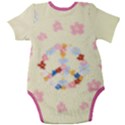 Personalized Peace Name Baby Short Sleeve Bodysuit Baby Short Sleeve Bodysuit View2