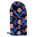 Personalized Checked Xmas Photo Microwave Oven Glove Microwave Oven Glove View2