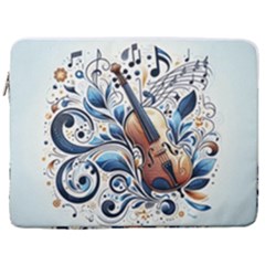 Cello 17  Vertical Laptop Sleeve Case With Pocket
