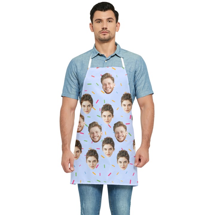 Personalized Sprinkle Photo Kitchen Apron Kitchen Apron