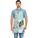 Personalized Half Pattern Name Photo Kitchen Apron Kitchen Apron View1
