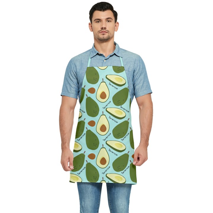 Personalized Avocado Photo Kitchen Apron Kitchen Apron