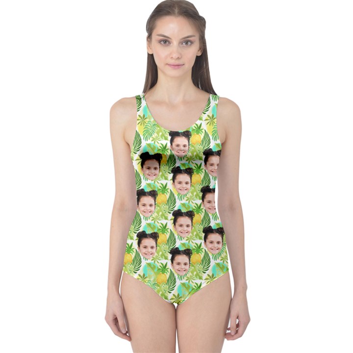 Personalized Summer Photo One Piece Swimsuit One Piece Swimsuit