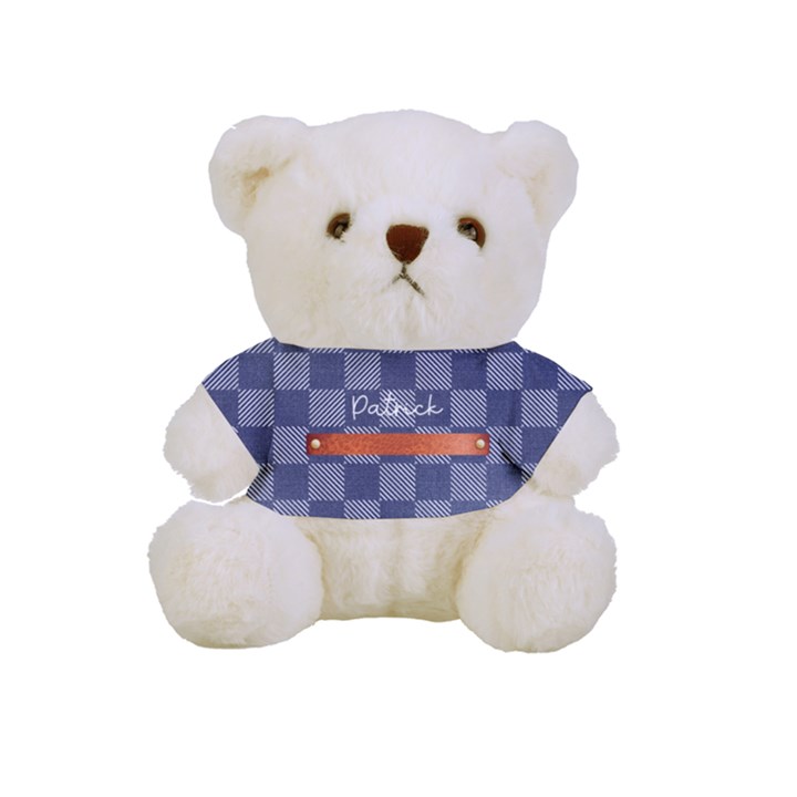 Personalized Denim Name Full Print Cuddly Teddy Bear Full Print Cuddly Teddy Bear