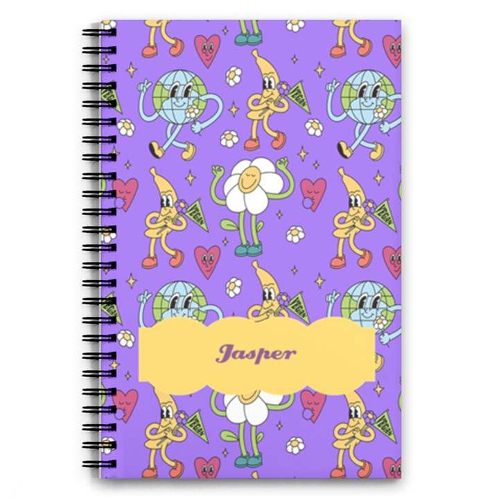 Personalized Name Y2K Notebook 5.5  x 8.5  Notebook