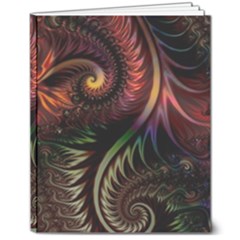 Fractal  8  X 10  Hardcover Notebook