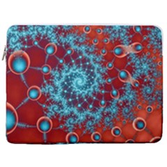 Fractal Pattern Background 17  Vertical Laptop Sleeve Case With Pocket