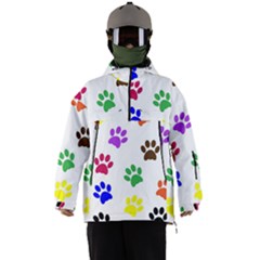 Pawprints Paw Prints Paw Animal Men s Ski And Snowboard Waterproof Breathable Jacket