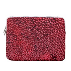 Drops Water Drop Trypophobia 14  Vertical Laptop Sleeve Case With Pocket