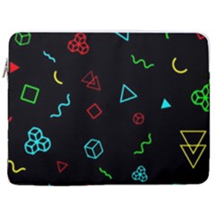 Amoled 17  Vertical Laptop Sleeve Case With Pocket