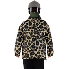 Jaguar Skin Texture, Jaguar Wool Texture, Yellow Men s Ski And Snowboard Waterproof Breathable Jacket