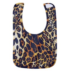 Leopard Skin Texture, Macro, Brown Baby Bib