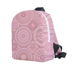Pink Retro Texture With Circles, Retro Circles Background, Kids  Age 2-4 Lightweight Preschool Backpack