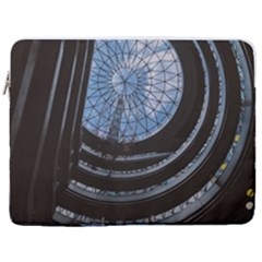 Building Ceiling Structure Dome 17  Vertical Laptop Sleeve Case With Pocket