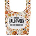 Personalized Halloween Name Any Text Foldable Shopping Bag Foldable Shopping Bag View2
