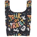Personalized Halloween Name Any Text Foldable Shopping Bag Foldable Shopping Bag View2