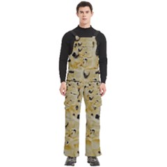 Doge , Memes Men s Side Zip Front Pouch Ski And Snowboard Bib Pants	