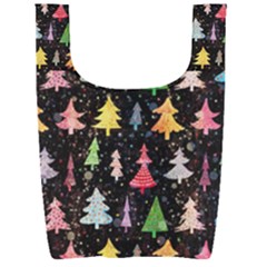 Fun Christmas Trees Foldable Shopping Bag