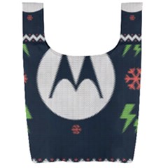 Ugly Sweater Moto, Motorola, Foldable Shopping Bag