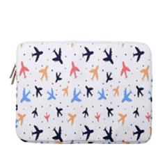 Cute Airplanes Planes 13  Vertical Laptop Sleeve Case With Pocket