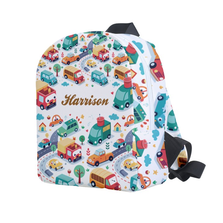 Personalized Car Name Any Text Kids Age Lightweight Preschool Backpack Kids  Age 2-4 Lightweight Preschool Backpack