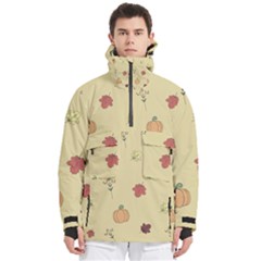 Halloween Fall Pattern Men s Pullover Zip Ski And Snowboard Waterproof Breathable Jacket