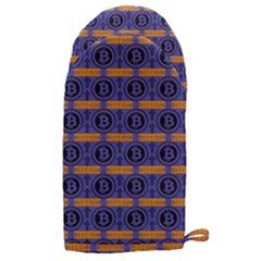 Bitcoin Logo Pattern Microwave Oven Glove