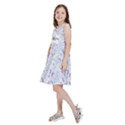 Personalized Name Unicorn Floral Pattern Kids  Skater Dress Kids  Skater Dress View2