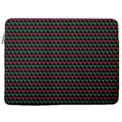 Geometric Abstract Pattern Line 17  Vertical Laptop Sleeve Case With Pocket