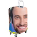 Personalized Name Any Text face luggage cover Luggage Cover (Large) View2